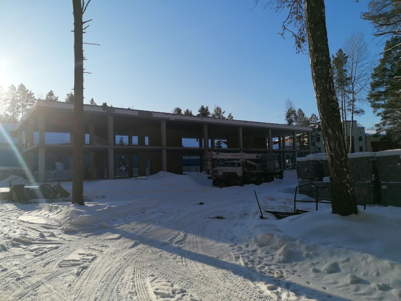 В «Ребячьей республике» строят новый спальный корпус