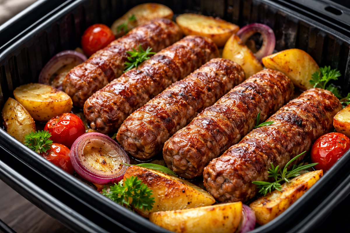 Чевапчичи в аэрогриле: секреты сочности
