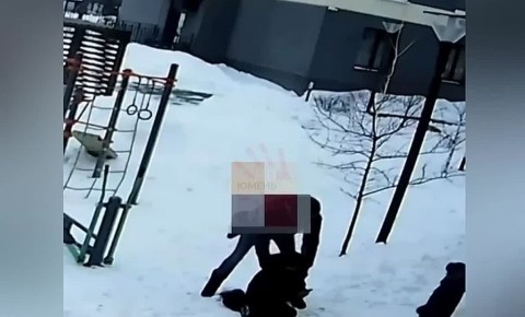 В Тюмени возбудили уголовное дело после того, как отец избил чужого ребенка на детской площадке, поставив его на колени