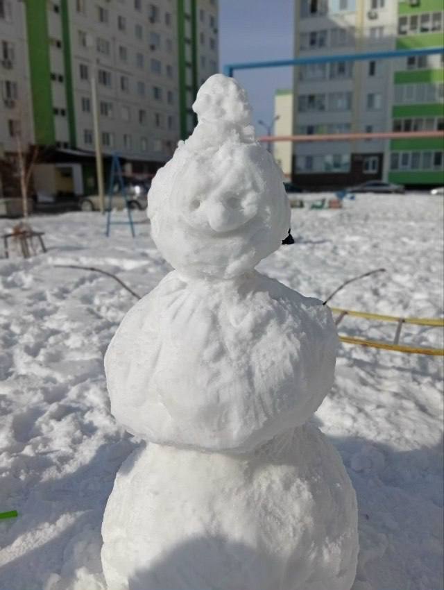 Отголоски зимы на улицах города