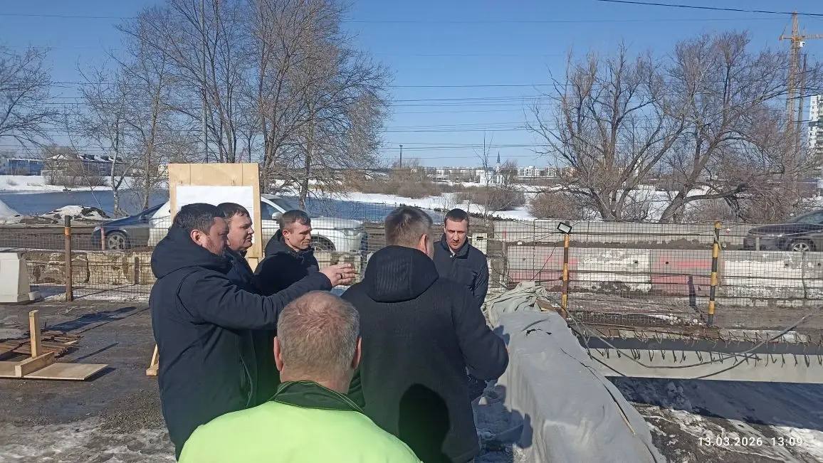 Проверили ход ремонтных работ Проверили ход ремонтных работ