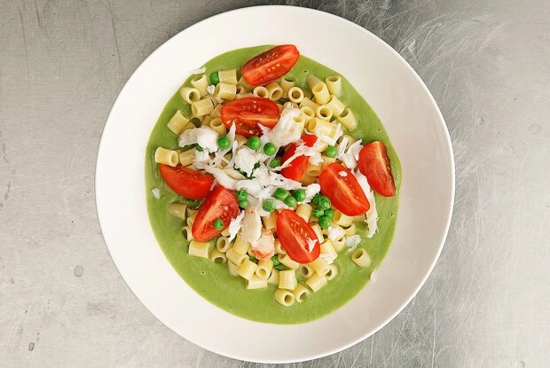Паста Диталини с зеленым горошком: легкое и изысканное блюдо для любого случая