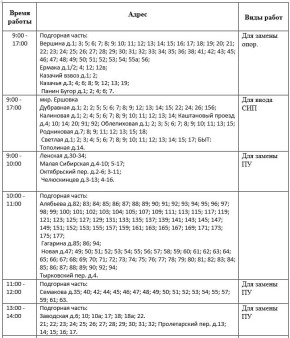 Вниманию жителей Тобольска! Плановое отключение электроэнергии 30 марта 2026 года