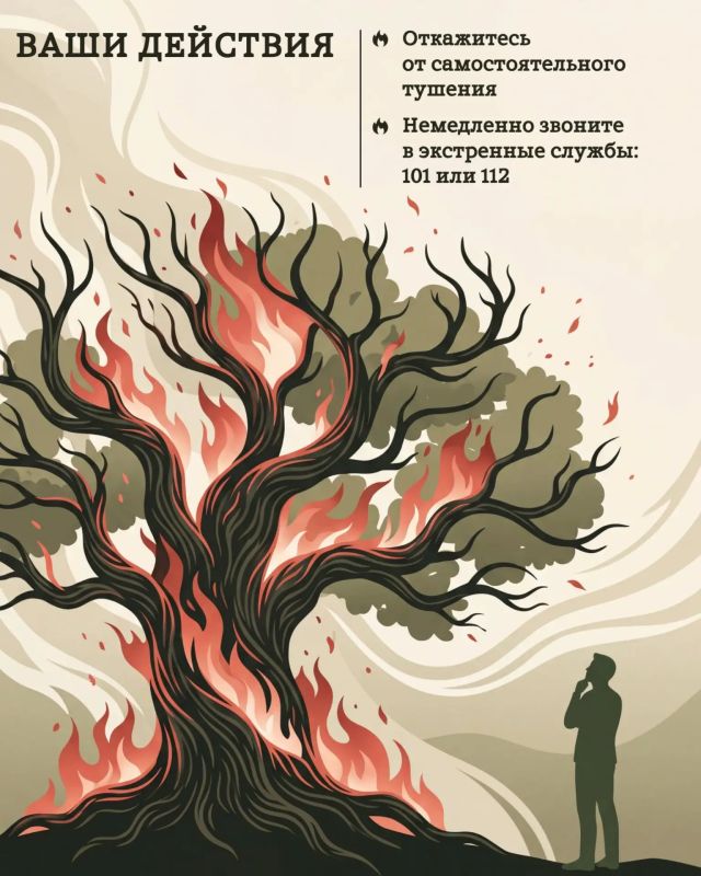 Заметили огонь — не теряйте ни минуты Заметили огонь — не теряйте ни минуты