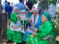 Подворья с национальными костюмами, ремеслами, предметами быта представили делегации районов Тюменской области - гости большого праздника Сабантуй