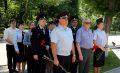 В Тюмени у здания УМВД России по Тюменской области прошла церемония возложения цветов, приуроченная к Дню памяти и скорби