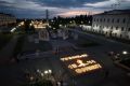В Тобольске на площади Победы состоялась патриотическая акция «Огненные картины войны»