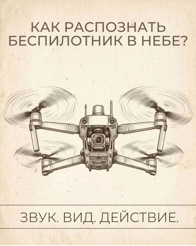 ВАЖНО: КАК РАСПОЗНАТЬ БЕСПИЛОТНИК В НЕБЕ?