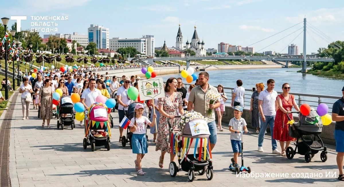В Тюмени пройдёт Всероссийский парад семьи 8 июля