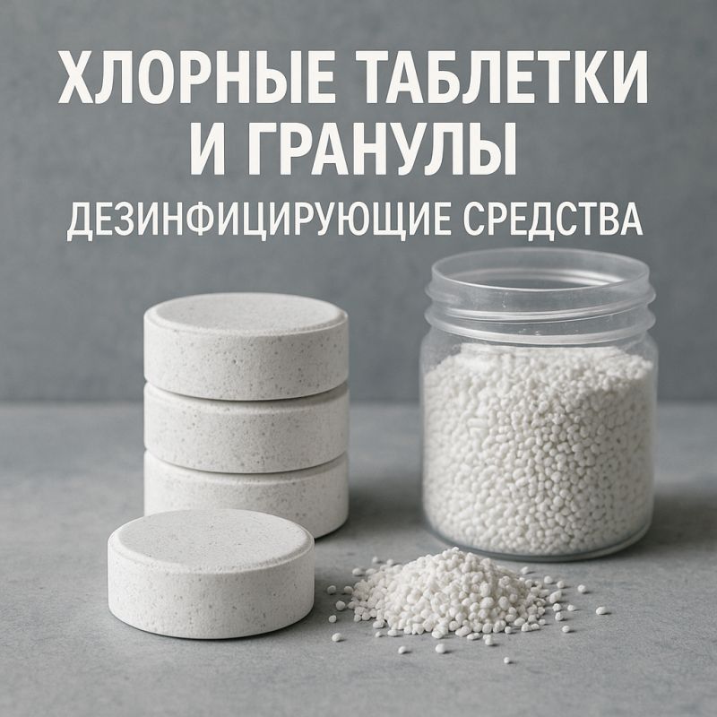 Хлорные таблетки и гранулы: ваши союзники в борьбе с микробами