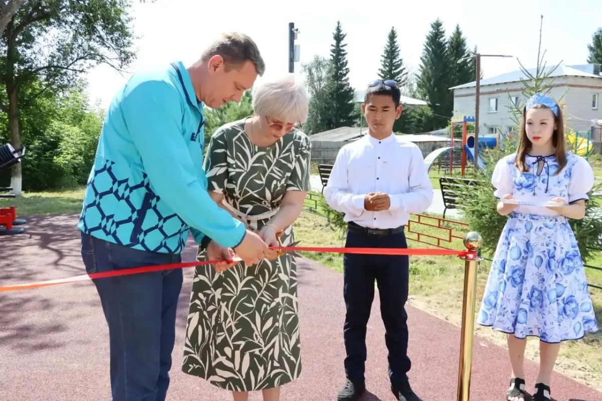 Современную площадку ГТО открыли в селе Петелино Ялуторовского округа