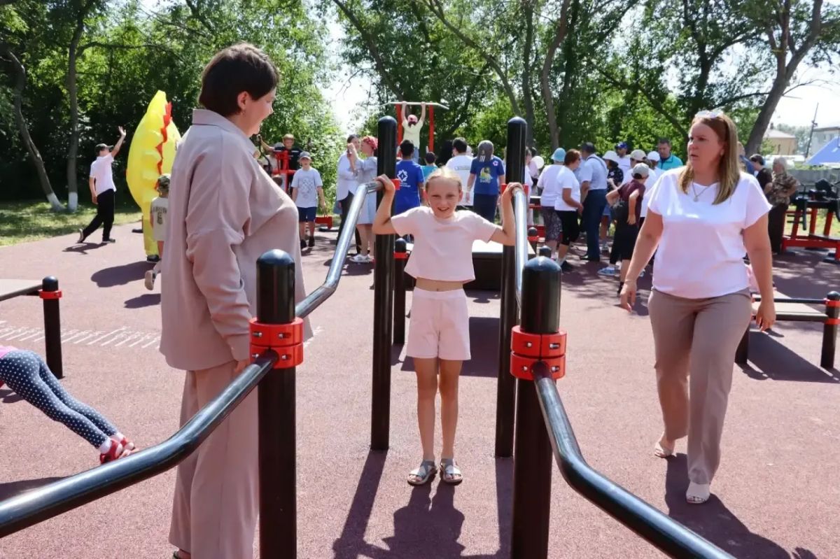 Современную площадку ГТО открыли в селе Петелино Ялуторовского округа Современную площадку ГТО открыли в селе Петелино Ялуторовского округа