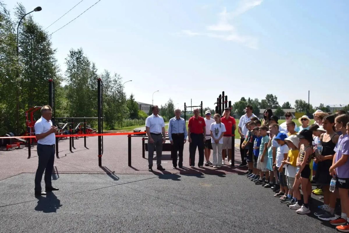 Новая спортивная площадка ГТО открылась в Ярковском округе