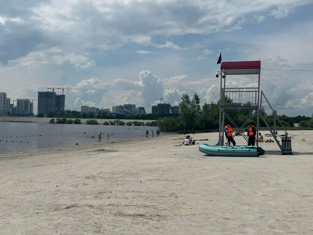 Пляж на озере Круглом временно закроют