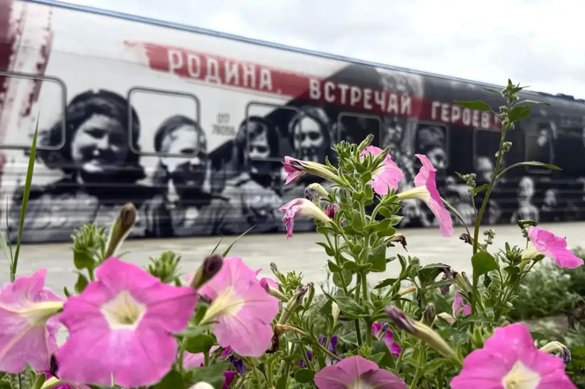 "Поезд Победы" прибыл в Тюменскую область