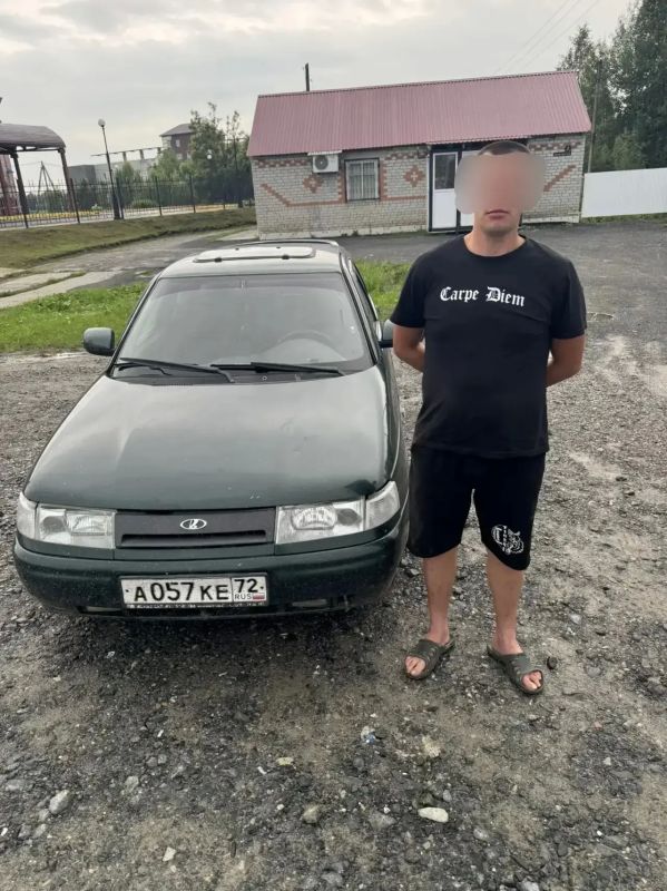 ЛЕТНИЕ ВЫХОДНЫЕ. 27- летний пьяный «бесправник» на автомобиле «ВАЗ» задержан автоинспекторами в селе Уват