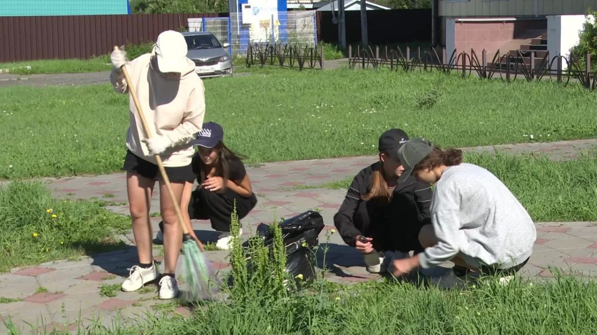 Школьники в Омутинском округе каждое лето объединяются в трудовые бригады