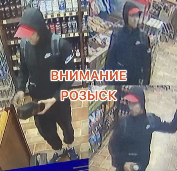 Сотрудники отдела полиции № 5 УМВД России по городу Тюмени устанавливают личность мужчины, который 13 сентября текущего года, в магазине «Красное и Белое» по улице Одесская, д. 43, похитил алкогольную продукцию
