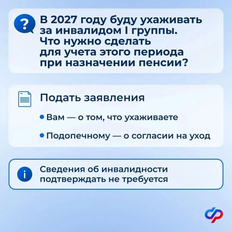 Как подтверждать уход за пожилыми и людьми с инвалидностью с 1 января 2027 года Как подтверждать уход за пожилыми и людьми с инвалидностью с 1 января 2027 года