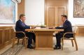 Валерий Фальков провел рабочую встречу с председателем Совета ректоров вузов Тюменской области, ректором Тюменского государственного университета Иваном Романчуком
