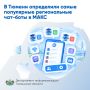 В Тюмени определили самые популярные региональные чат-боты в МАКС