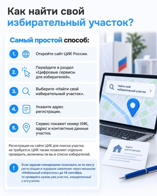 Не знаете, где будете голосовать? Узнать свой участок можно за пару минут