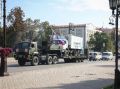 От здания Тюменской областной Думы в зону проведения спецоперации отправился очередной гуманитарный конвой