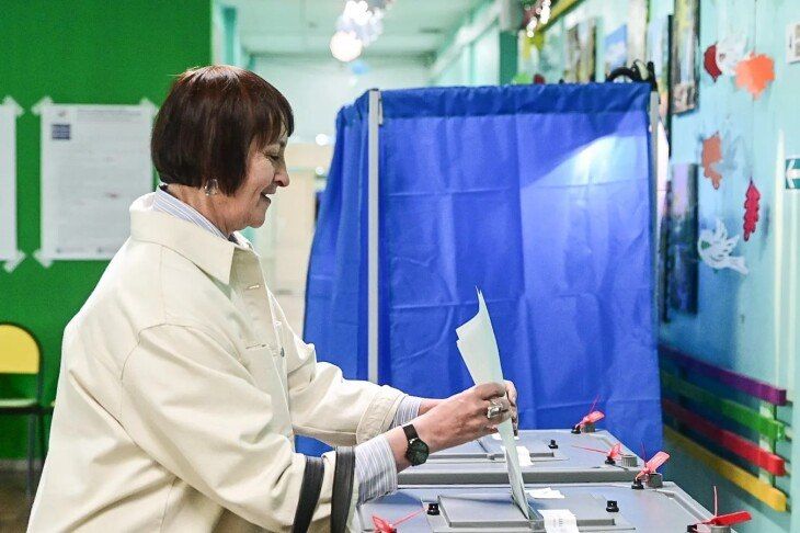 54,15 % составила явка на выборах депутатов Госдумы РФ в Тюменской области по данным на 10 часов 20 сентября