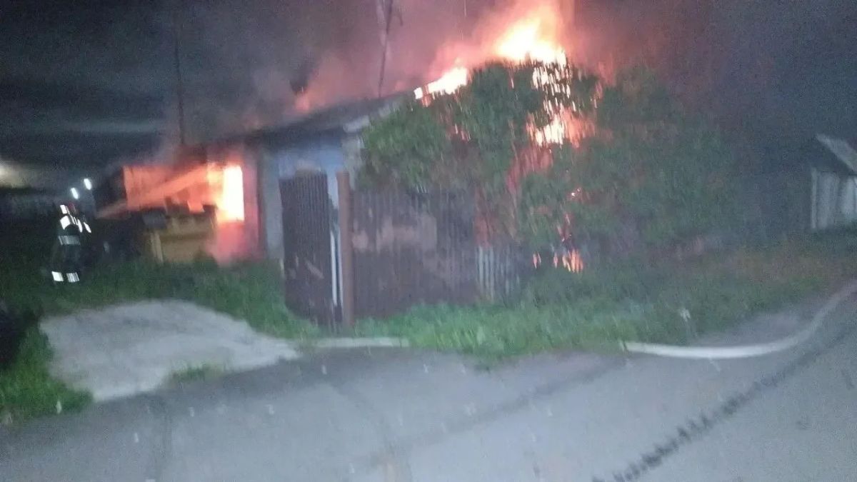 ПОЖАР В ТЮМЕНСКОМ ОКРУГЕ!. Дата и время: 27 сентября, 21:06