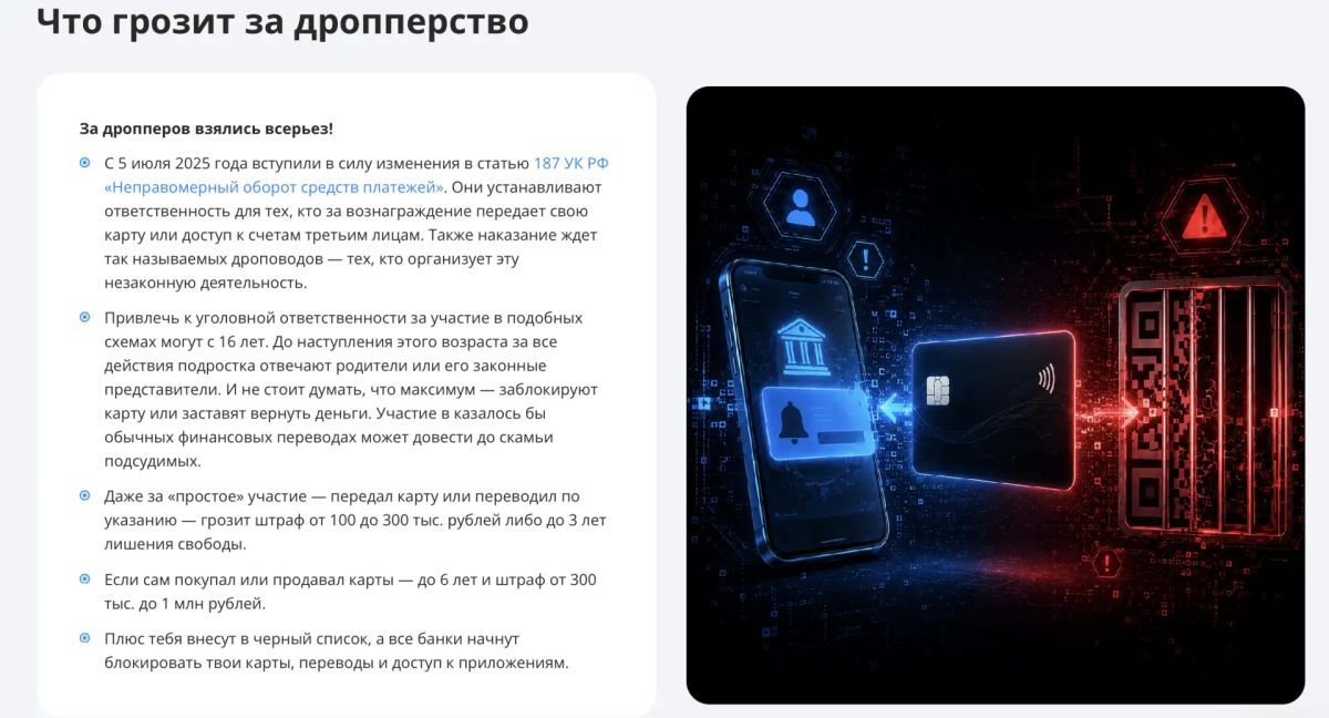 В России запустили информационную кампанию "Стопдроп"