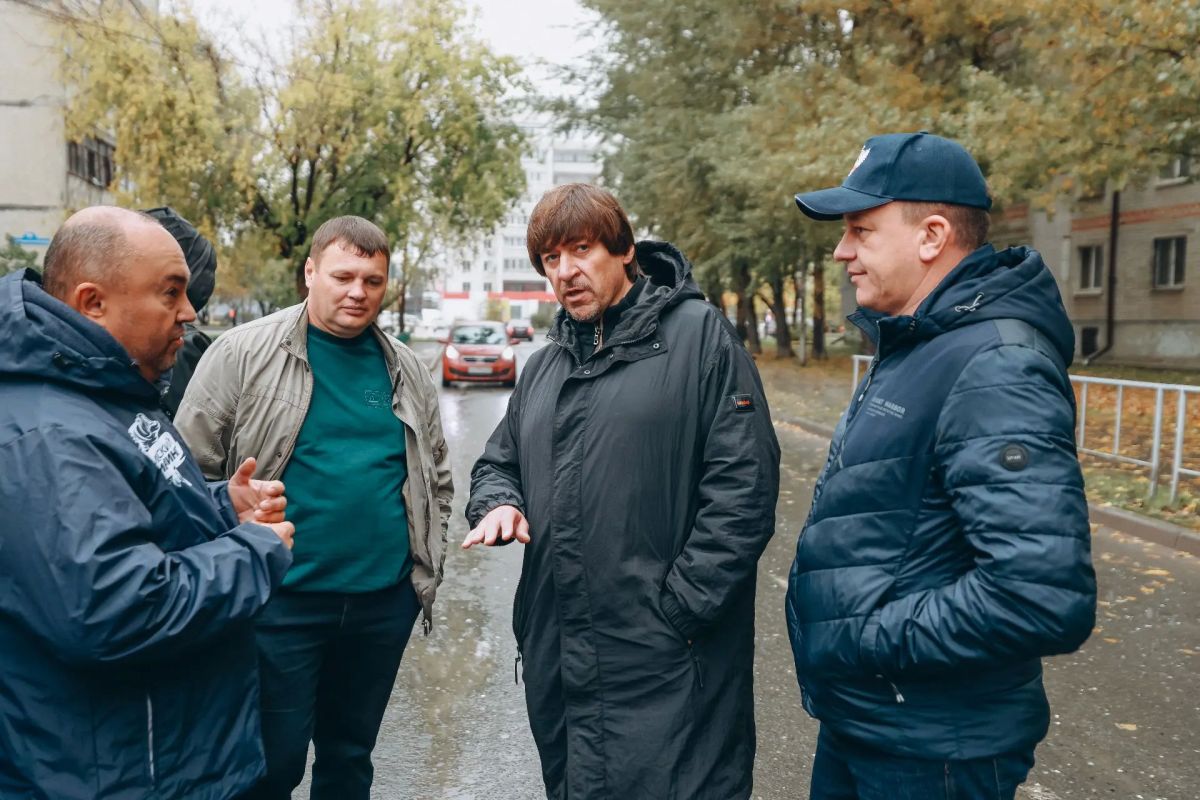 Максим Афанасьев: Ещё один объект, где ведутся работы по восстановлению ливневой канализации