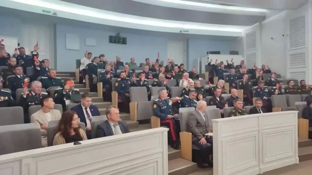 Тюменские казаки приняли участие в Отчётном круге Сибирского войскового казачьего общества Тюменские казаки приняли участие в Отчётном круге Сибирского войскового казачьего общества
