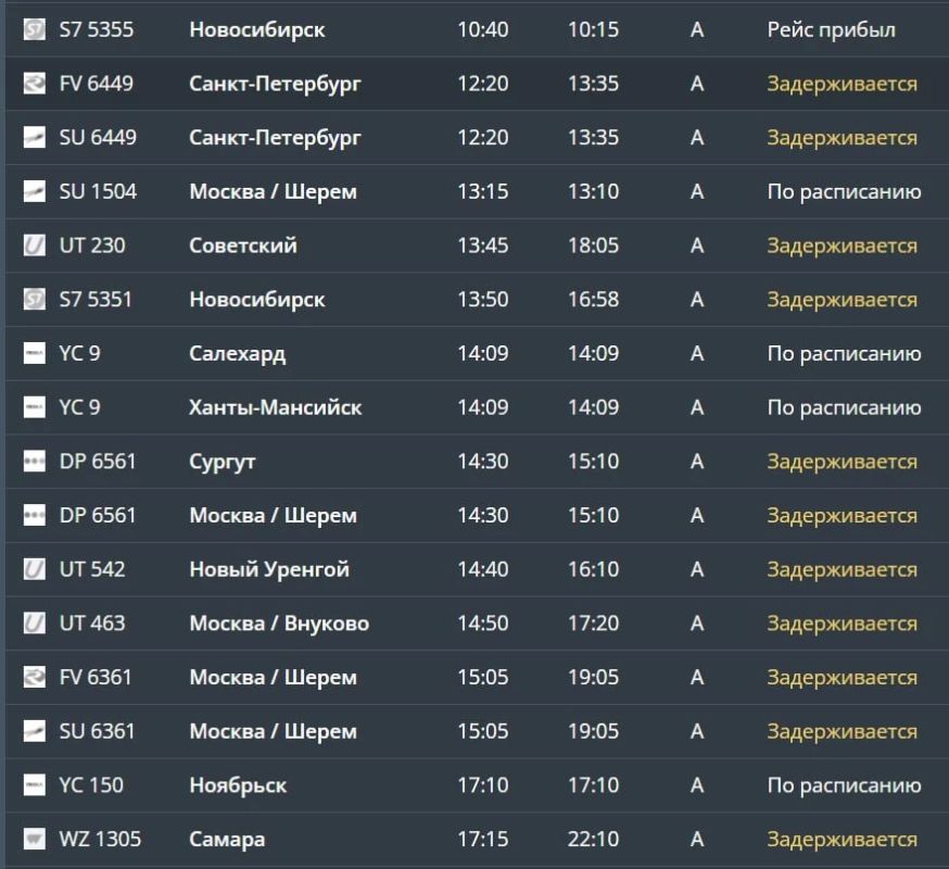 В Рощино массово задерживаются рейсы