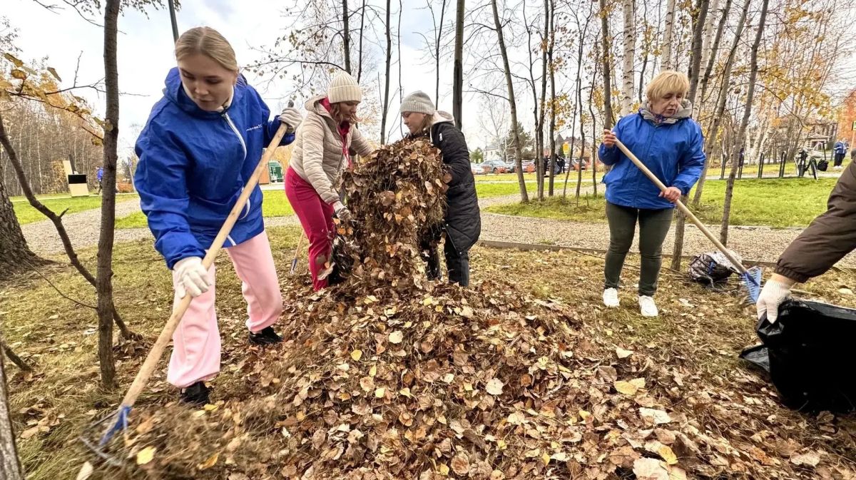 В парке Восточного округа прошёл субботник В парке Восточного округа прошёл субботник