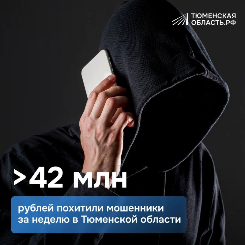 За неделю 63 жителя Тюменской области стали жертвами мошенников