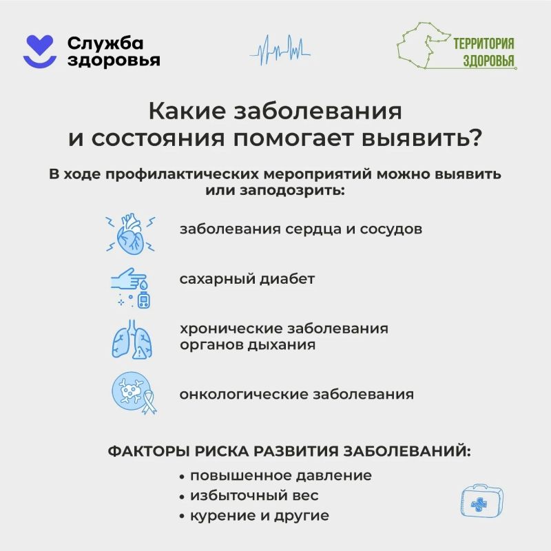 Диспансеризация и профилактические медицинские осмотры — это не формальность, а возможность проверить здоровье до того, как появятся выраженные симптомы Диспансеризация и профилактические медицинские осмотры — это не формальность, а возможность проверить здоровье до того, как появятся выраженные симптомы