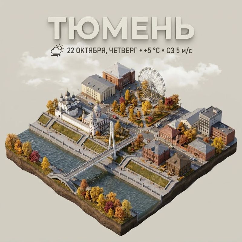 Сегодня днем облачно с прояснениями, температура воздуха +5°