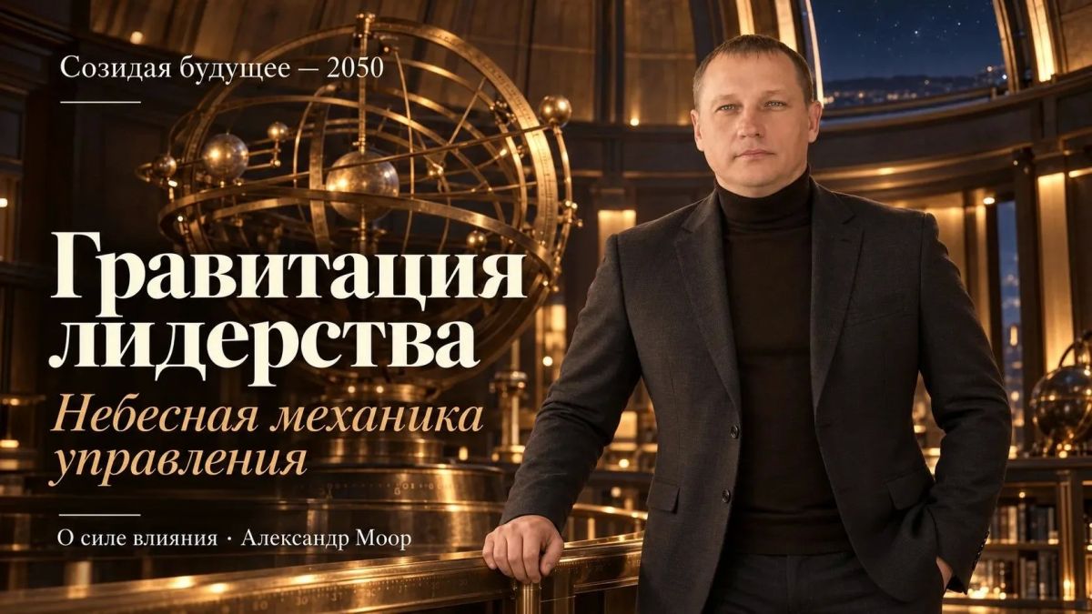 Александр Моор: Созидая будущее — 2050 Небесная механика управления: гравитация лидерства и законы притяжения