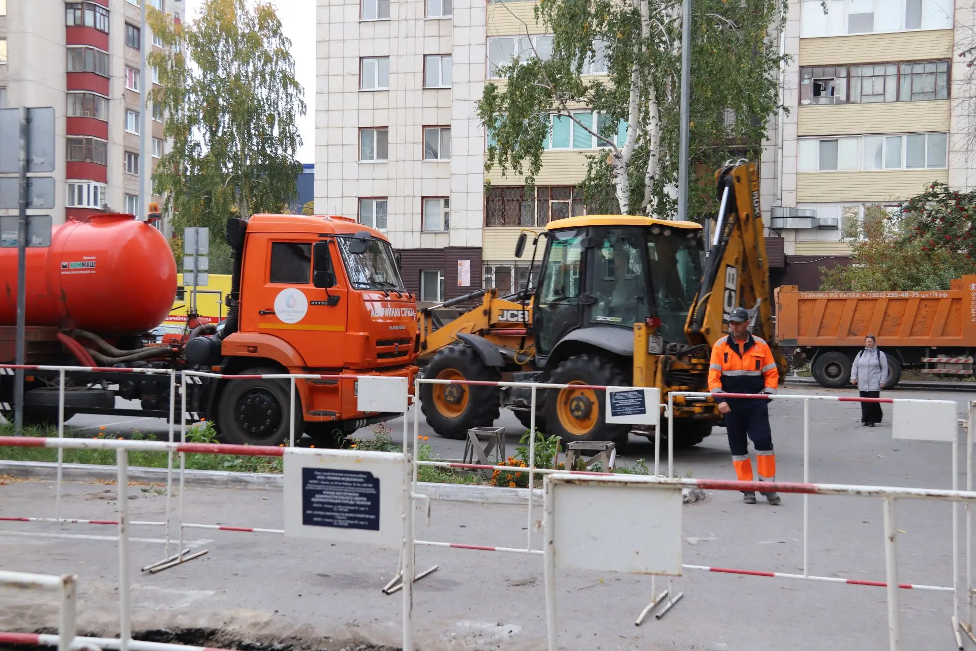 На Заречном проезде ограничено движение на время ремонта водопровода