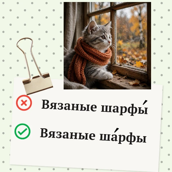 ГОВОРИ И ПИШИ ПРАВИЛЬНО. За окном осень, а значит пора надевать «шарфы» или «шарфы»? ШарфЫ вместо шАрфы говорят многие