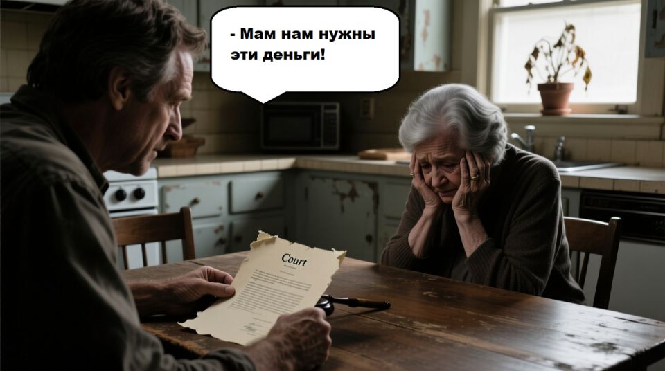 Как судебный иск против матери стал тяжелым выбором для сына