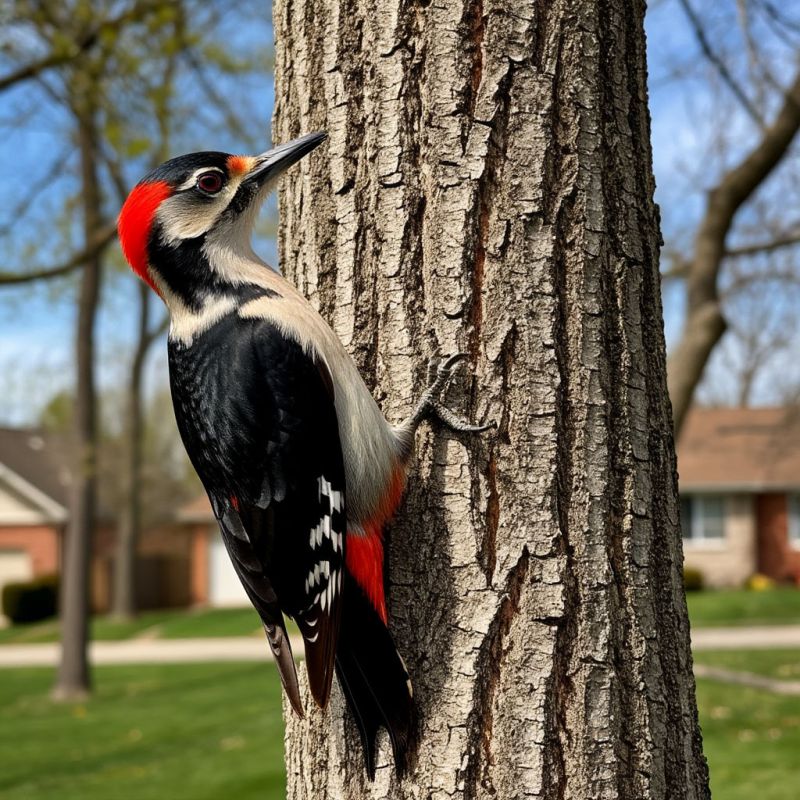 Появление дятла в саду: мир или угроза?